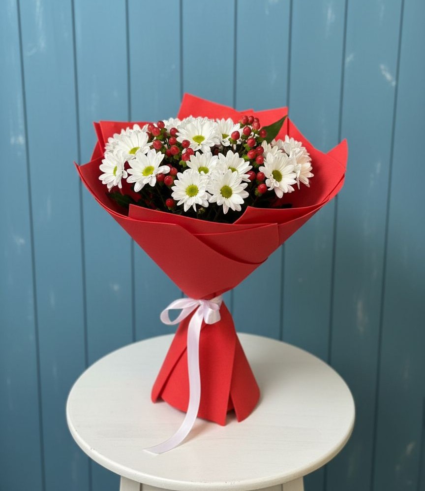 Букет цветов из: Хризантемы в Усть-Кишерть