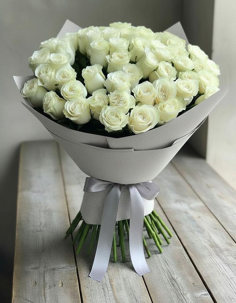 Букет 35 Белых роз в Усть-Кишерть