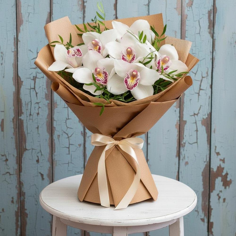 Букет цветов из: Орхидеи и Розы в Усть-Кишерть
