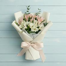 Букет цветов из:  Альстромерии в Усть-Кишерть