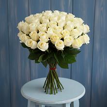 Букет 51 Белая роза Эдлесс Лав #REPLACE_PRED# Усть-Кишерть