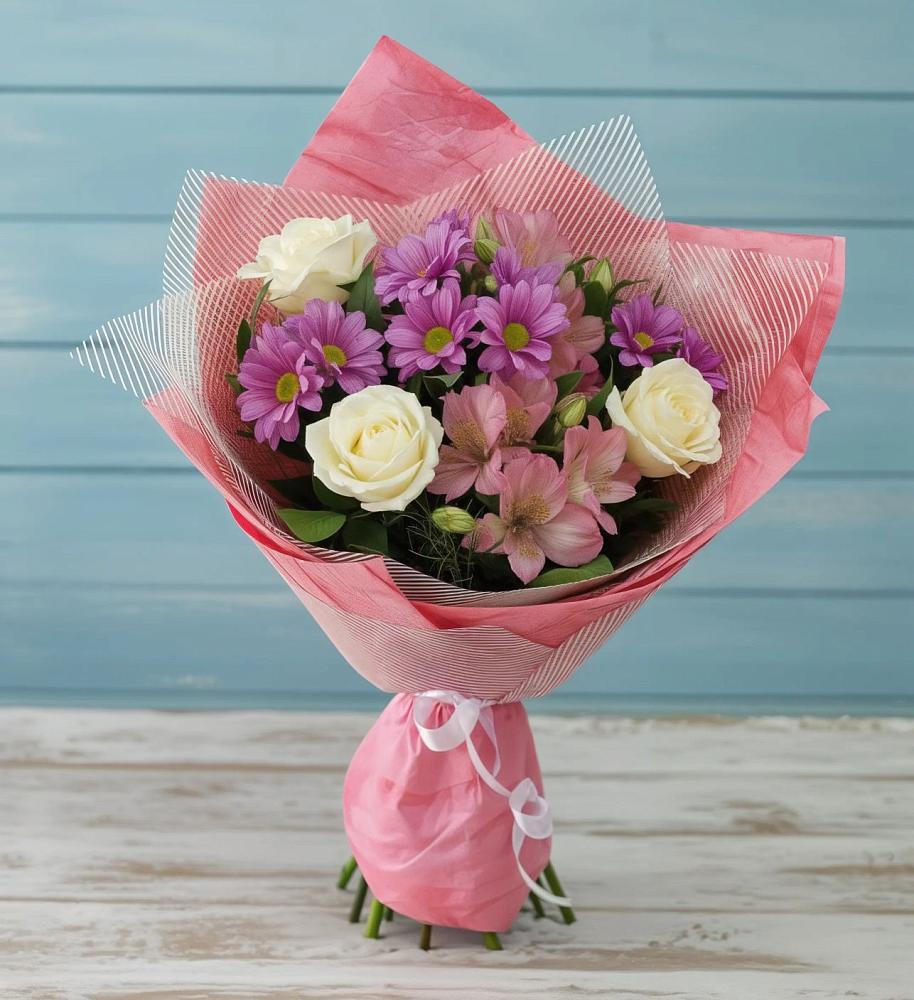 Букет цветов из: Герберы в Усть-Кишерть