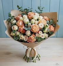 Букет цветов из:  Альстромерии и Розы #REPLACE_PRED# Усть-Кишерть